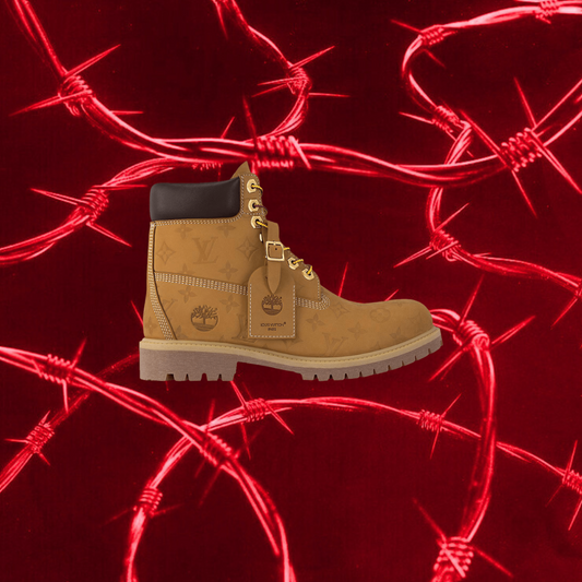 Louis Vuitton x Timberland 6 Inch Ankle Boot 'Embossed Monogram - Wheat'